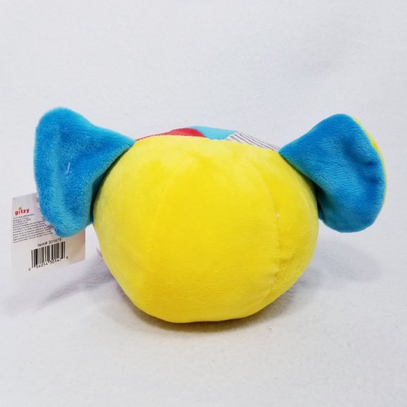 Gitzy Baby Rattle Elephant Plush - NWT - Picture 2 of 4